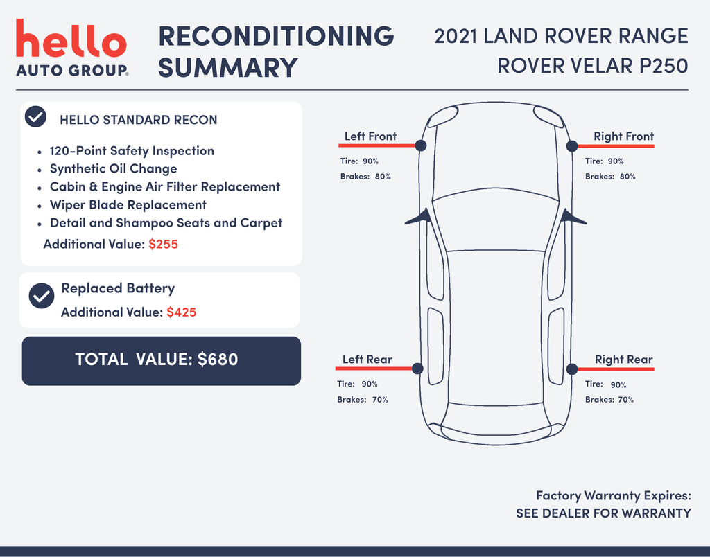 Used 2021 Fuji White Land Rover P250 R-Dynamic S image 3