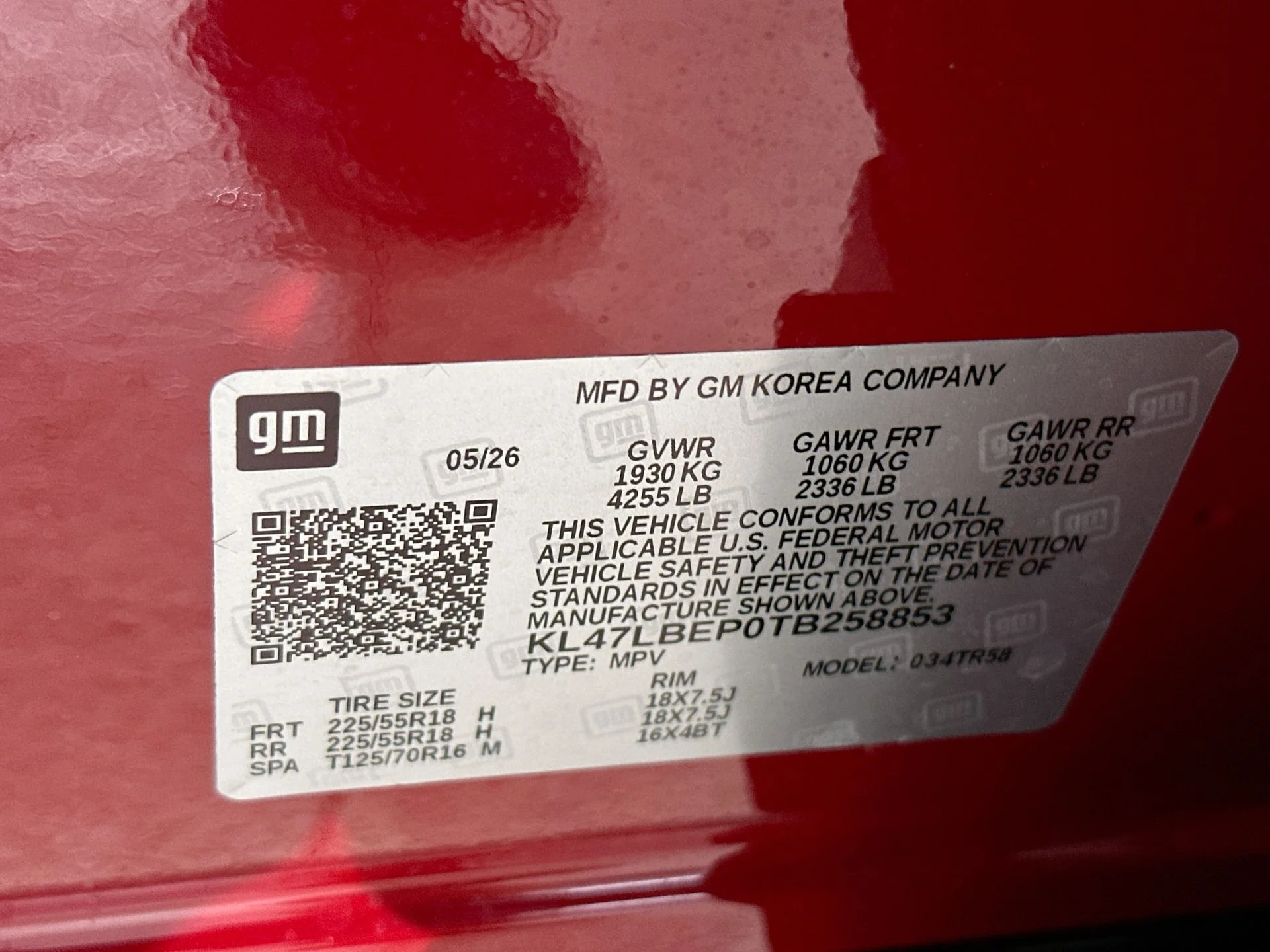 New 2026 Brilliant Red Buick Sport Touring image 61
