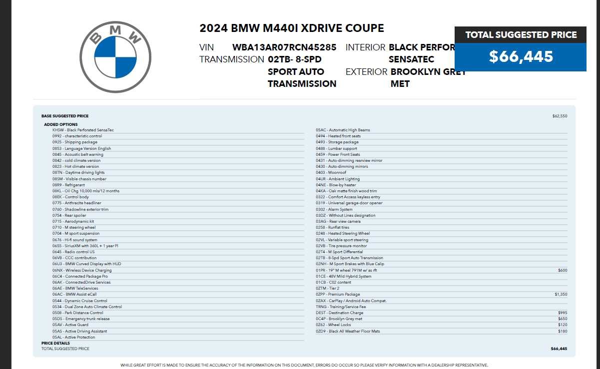 Used 2024 Brooklyn Grey Metallic BMW M440i xDrive image 37