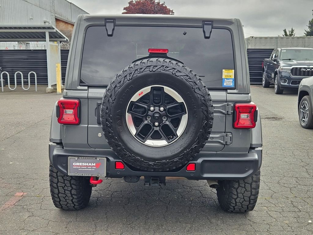 Certified Used 2020 Gray Clearcoat Jeep Unlimited Rubicon image 6