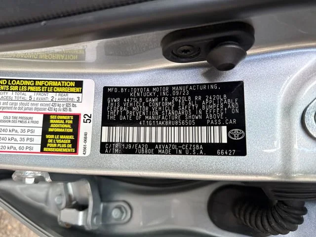 Used 2024 Celestial Silver Metallic Toyota SE image 25