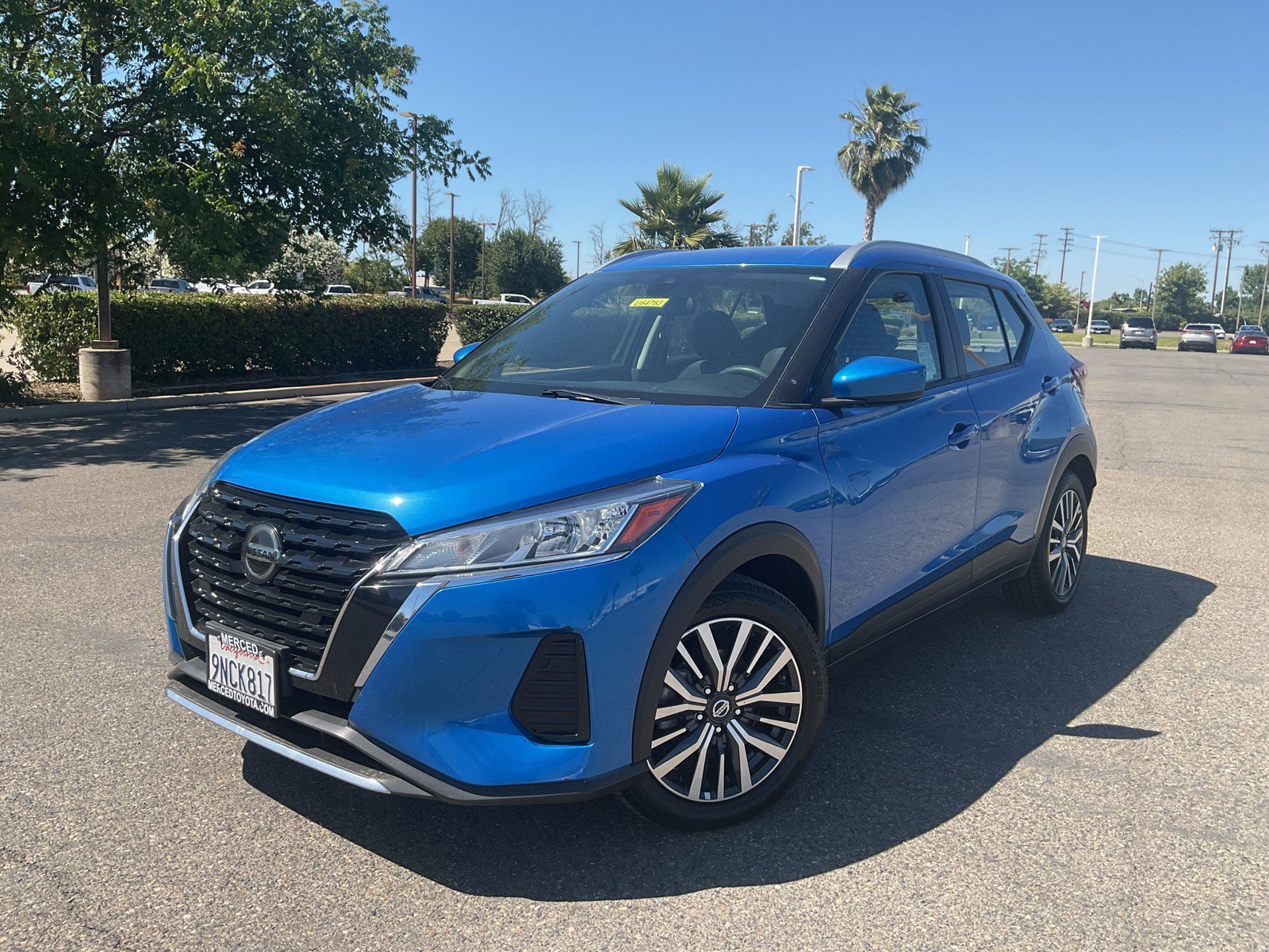 Used 2021 Electric Blue Metallic Nissan SV image 10