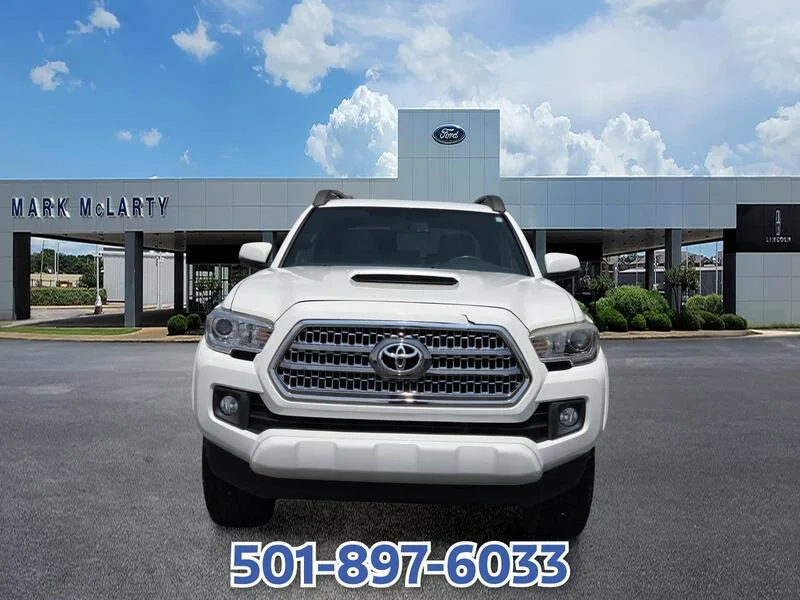 Used 2017 Super White TOYOTA TRD SPORT DOUBLE CAB 5
