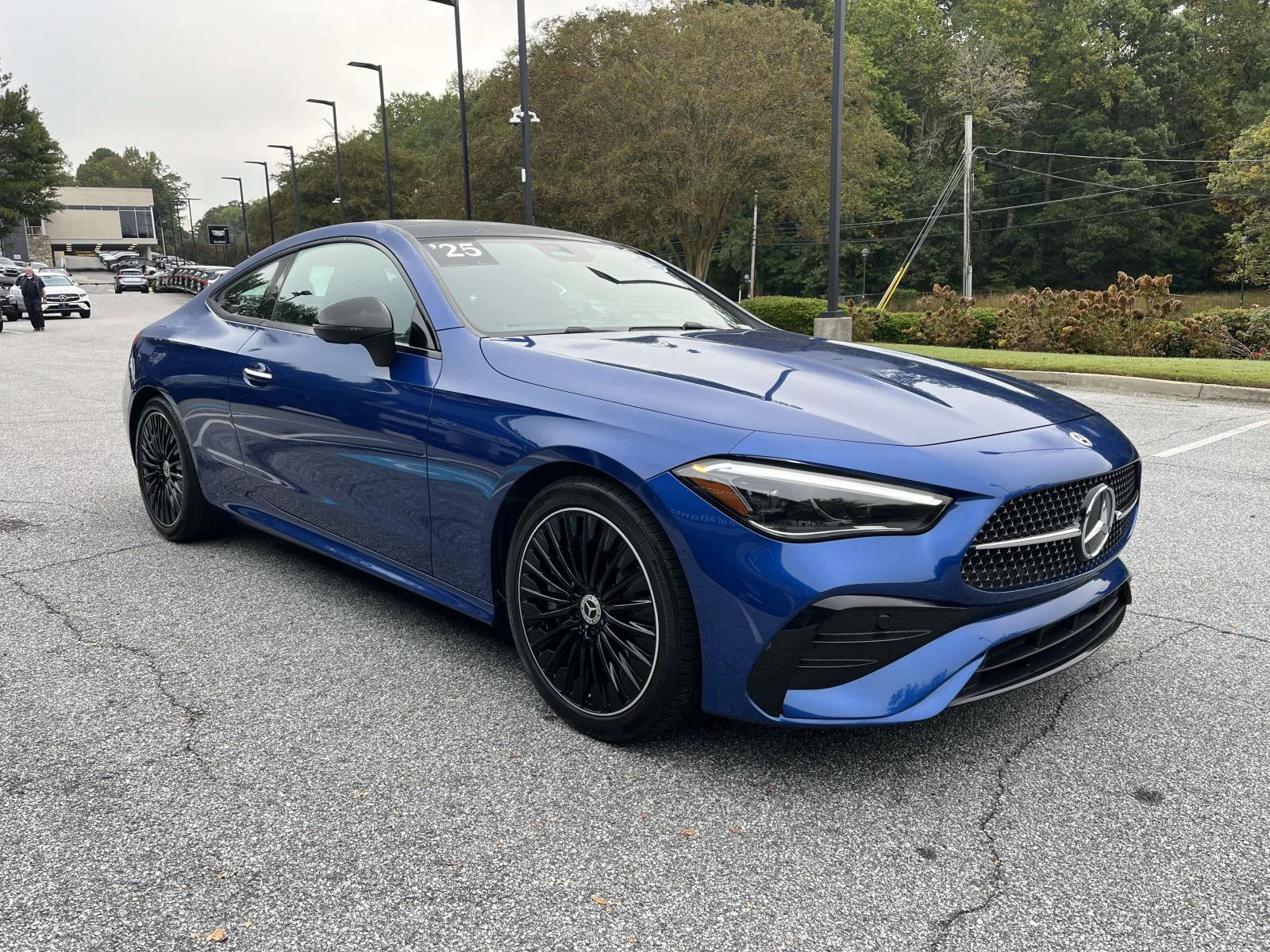 Certified Used 2025 Sterling Blue Metallic Mercedes-Benz CLE 450 4MATIC® Coupe image 5