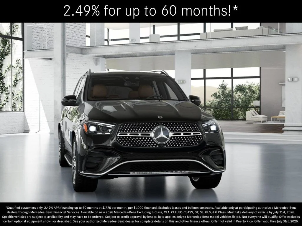 New 2026 Obsidian Black Metallic Mercedes-Benz GLE 580 image 8
