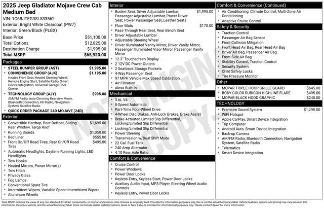 New 2025 Bright White Clearcoat Jeep Mojave image 43