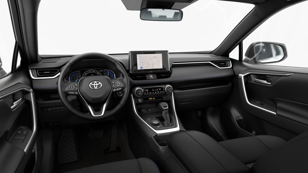 New 2025 Cavalry Blue Toyota Hybrid SE image 5