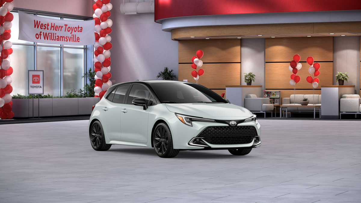 New 2026 Wind Chill Pearl with Midnight Black Metallic roof Toyota XSE image 15