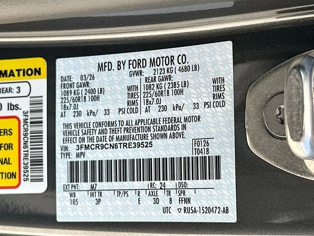 New 2026 Gray Metallic Ford Outer Banks image 20