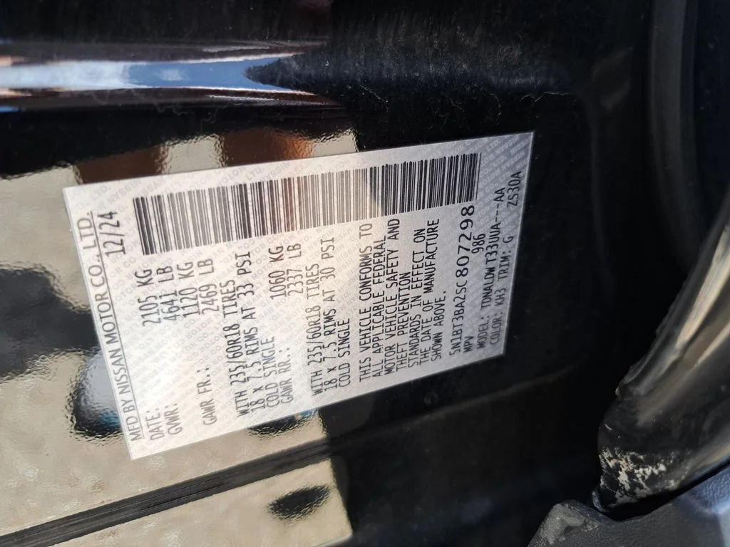 Used 2025 Black Nissan SV image 27