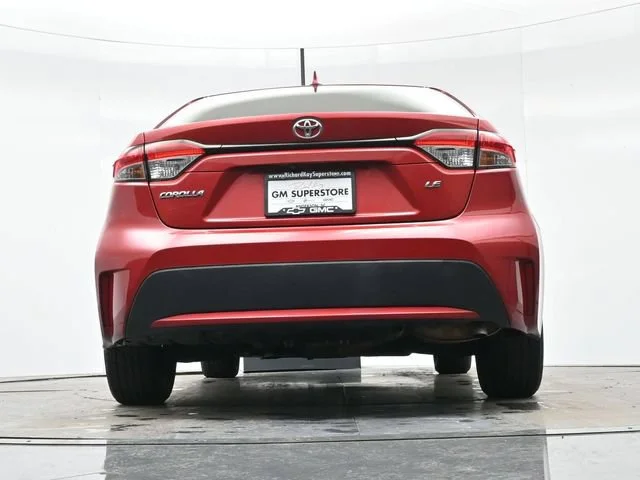 Used 2020 Barcelona Red Metallic Toyota LE image 14