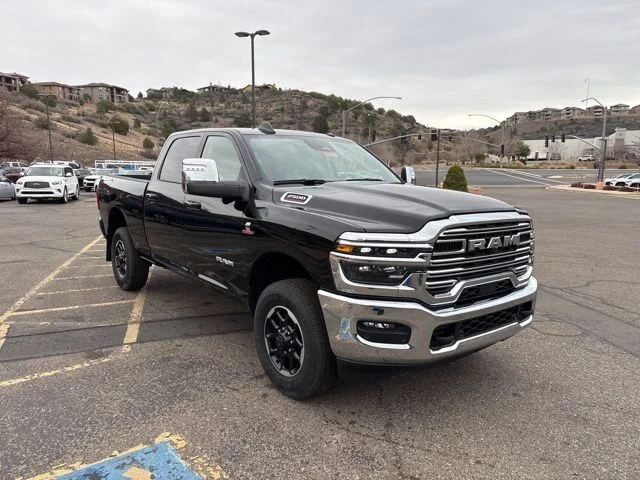 New 2026 Diamond Black Crystal Pearl-Coat Exterior Paint RAM Laramie image 4