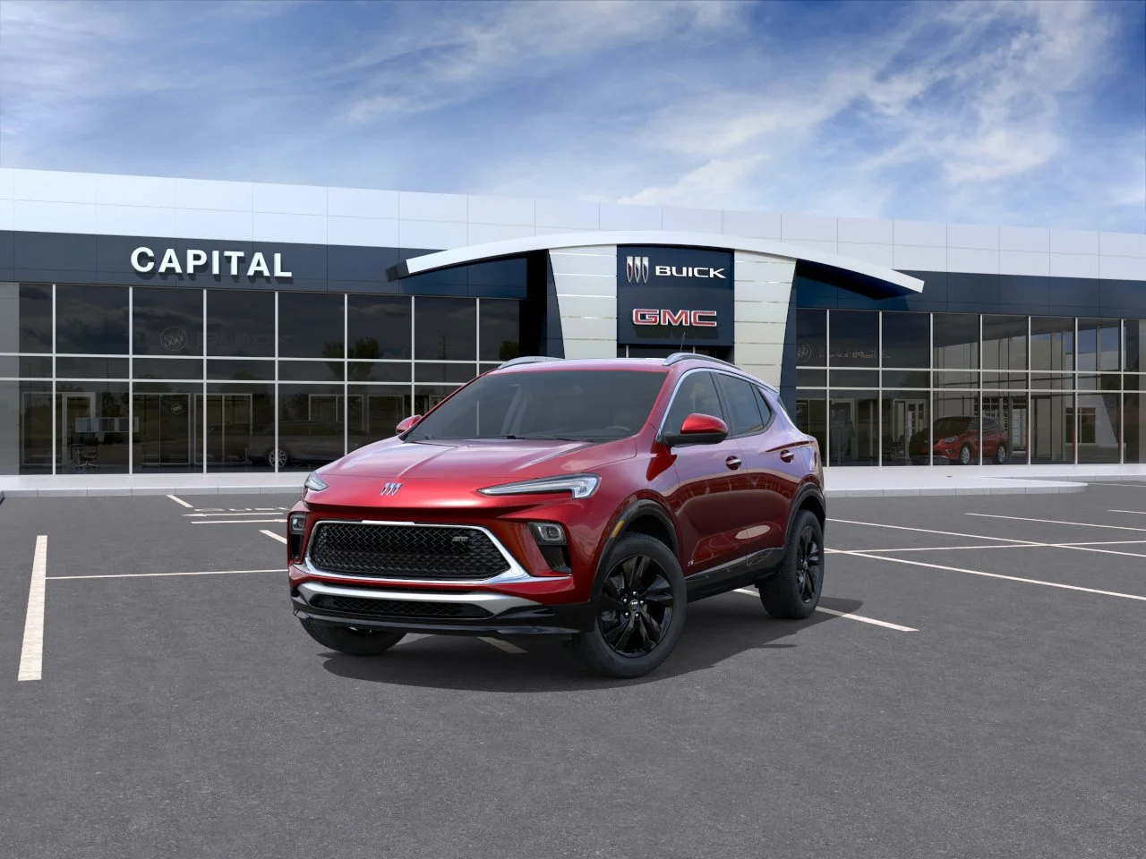New 2026 Brilliant Red Buick Sport Touring AWD image 8
