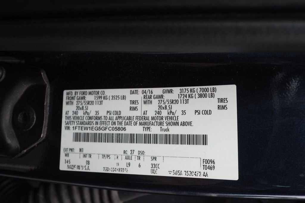 Used 2016 Blue Ford Platinum image 6