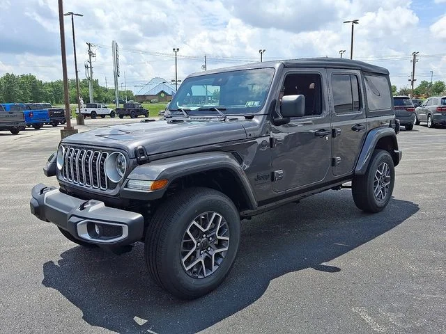 New 2025 Gray Jeep Sahara image 3