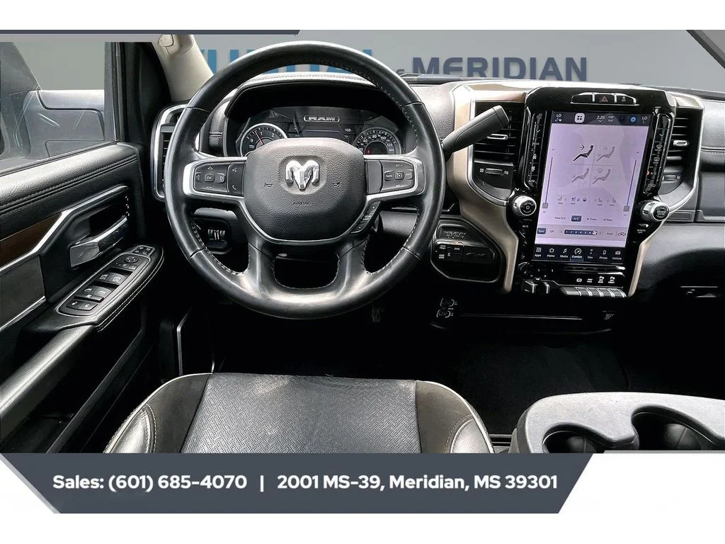Used 2024 Bright White Clearcoat Ram Laramie image 5