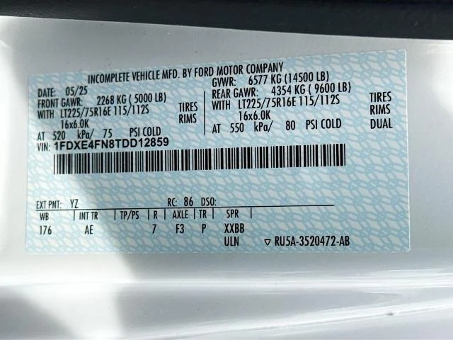 New 2026 Oxford White Ford E-450 DRW image 54