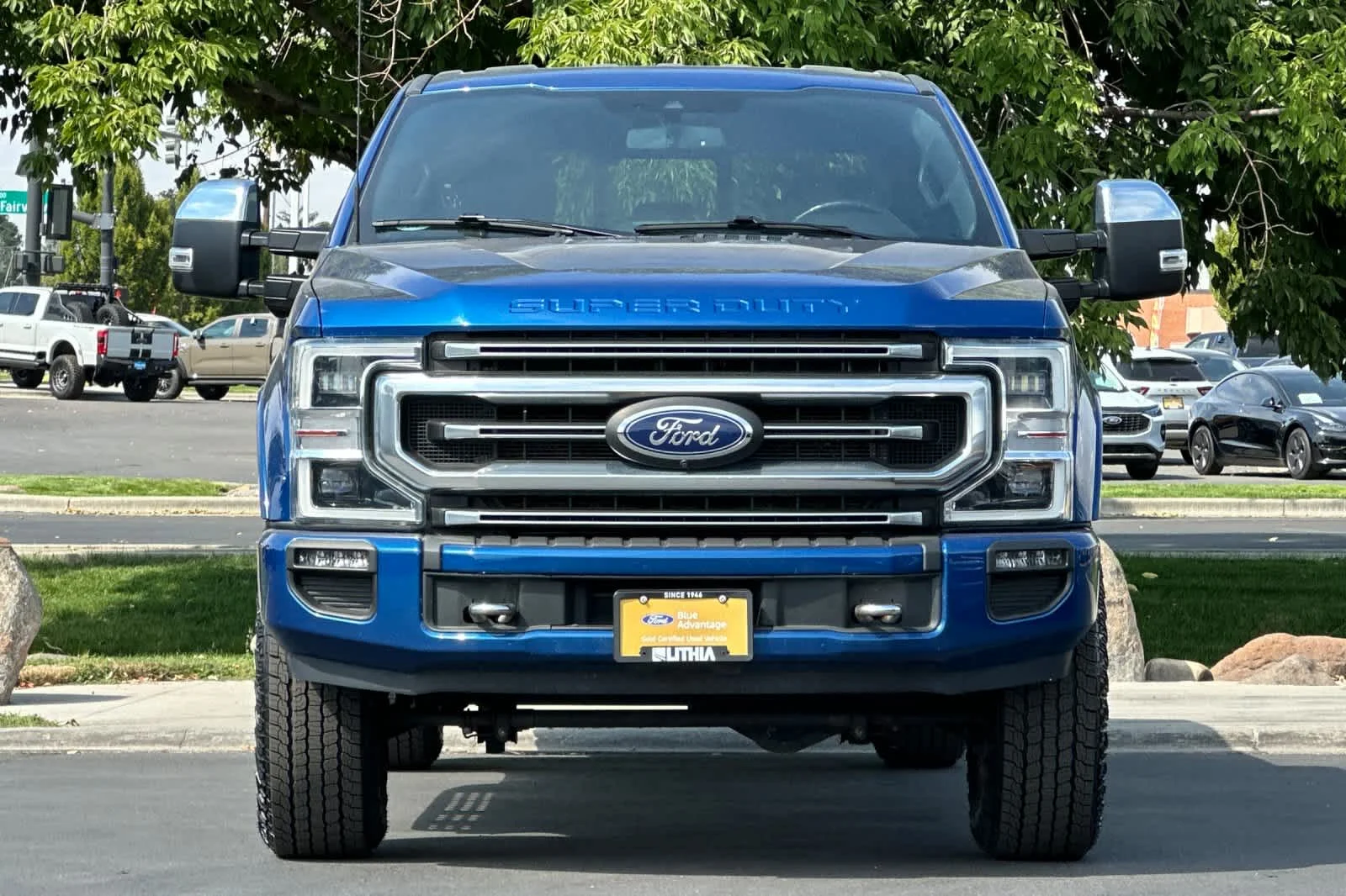 Certified Used 2022 Atlas Blue Metallic Ford Platinum image 10