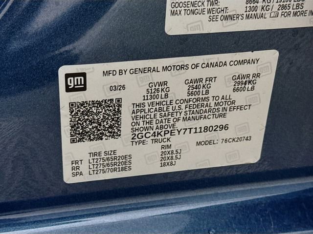 New 2026 Lakeshore Blue Metallic Chevrolet LTZ image 33