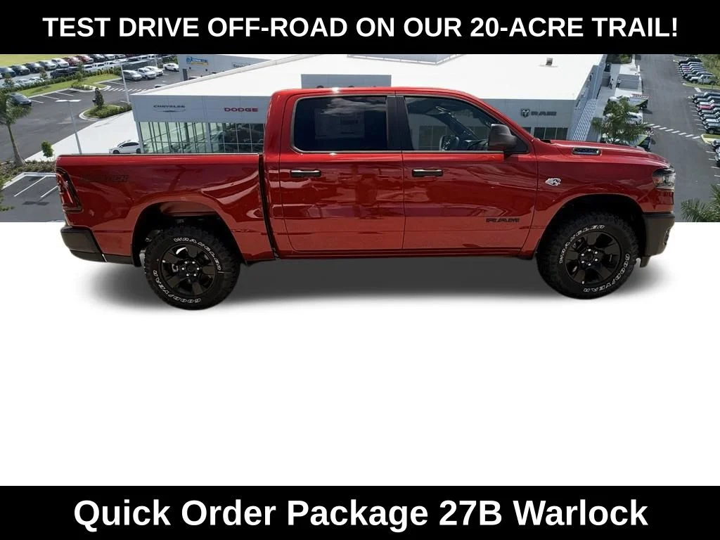 New 2026 Molten Red Pearl-Coat Exterior Paint RAM Warlock image 3