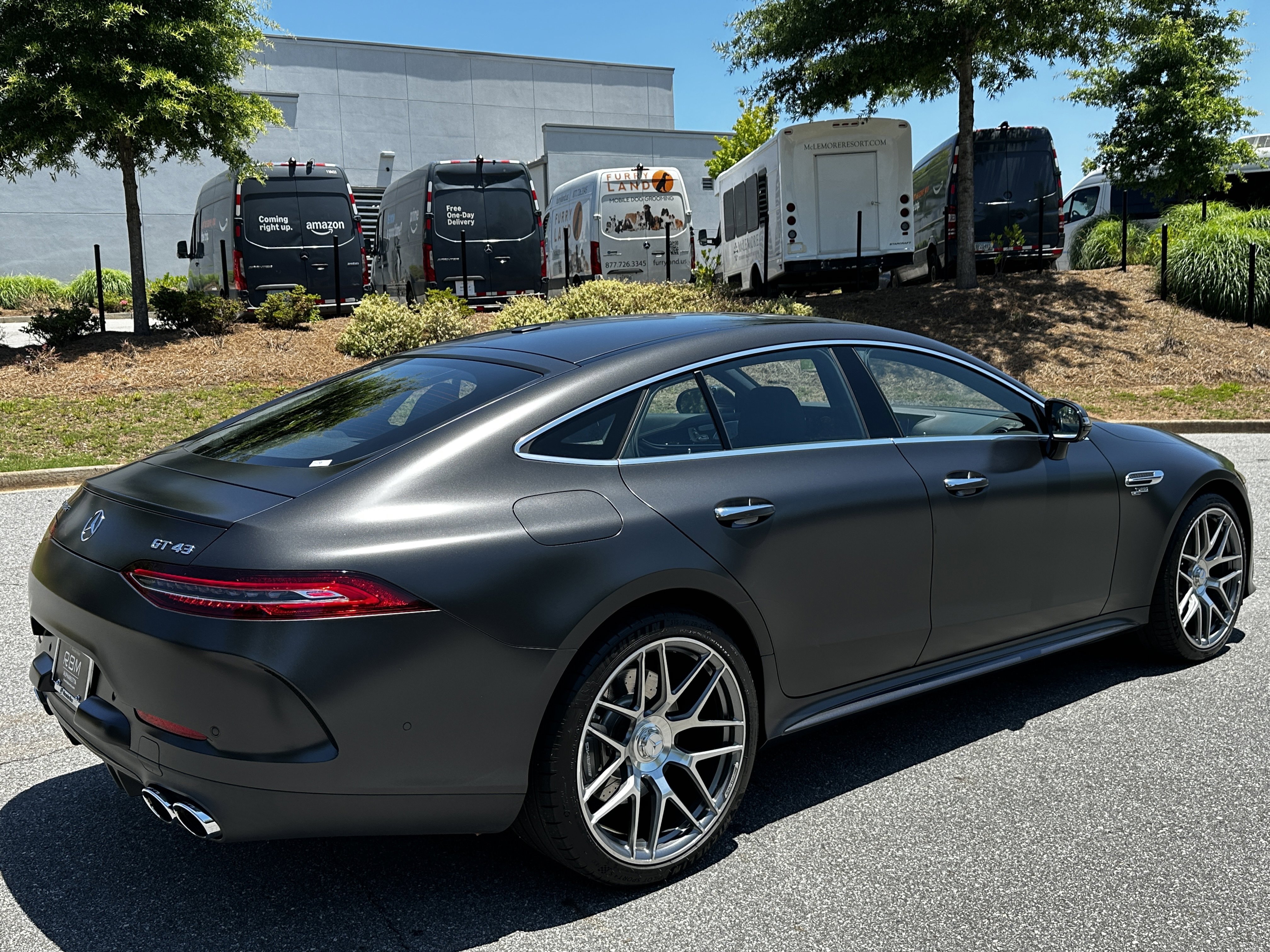 Certified Used 2021 Gray Mercedes-Benz AMG® GT 43 image 8
