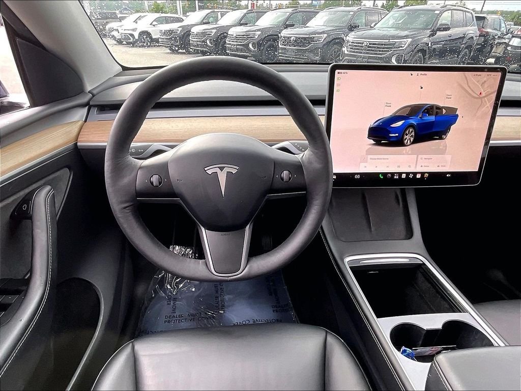 Used 2022 Deep Blue Metallic Tesla Long Range image 16