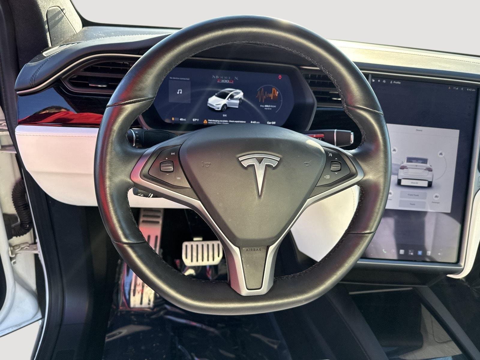 Used 2018 Pearl White Multi-Coat Tesla P100D image 12