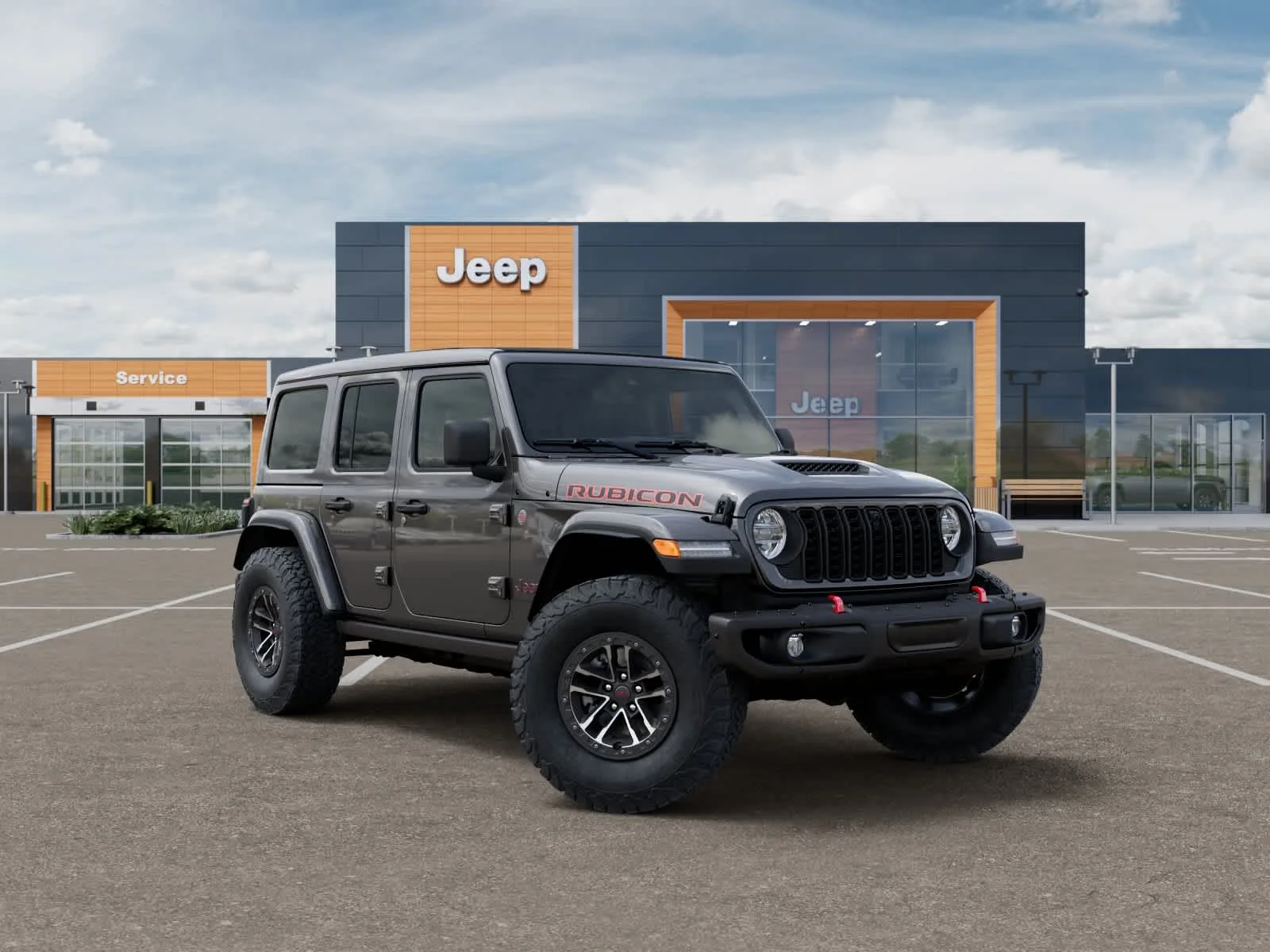 New 2027 Granite Crystal Metallic Clearcoat Jeep Rubicon X image 5