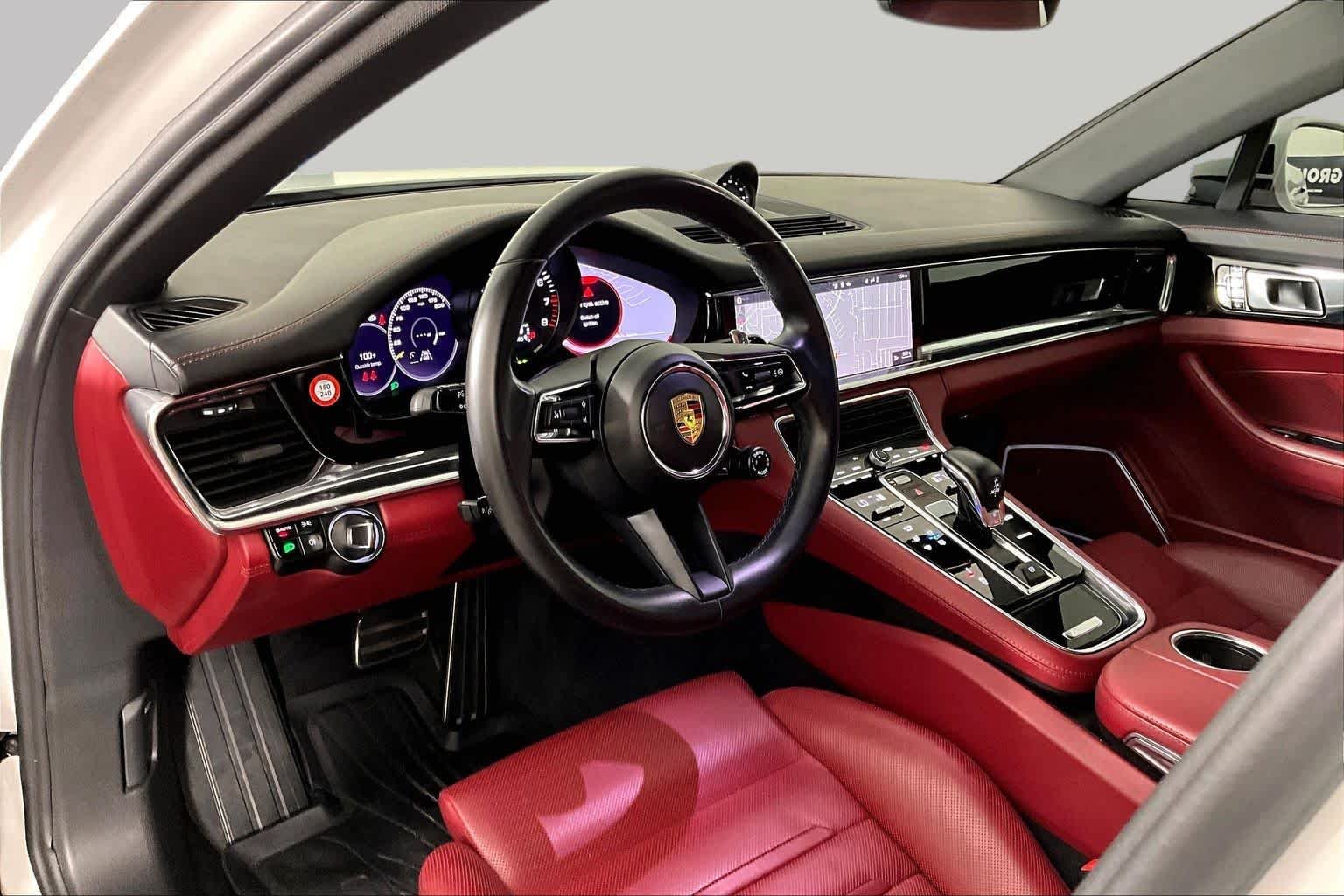 Used 2021 Carrara White Metallic Porsche 4S E-Hybrid image 16