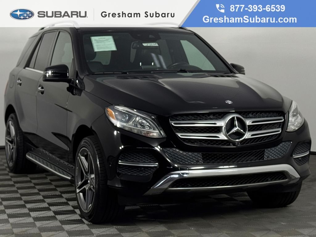 Used 2016 Black Mercedes-Benz GLE 350 image 1