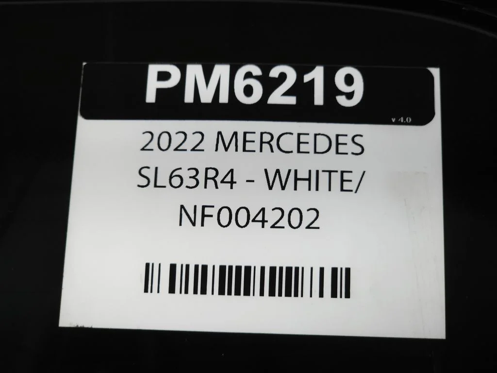 Used 2022 MANUFAKTUR Moonlight White Magno Mercedes-Benz SL 63 AMG® image 43