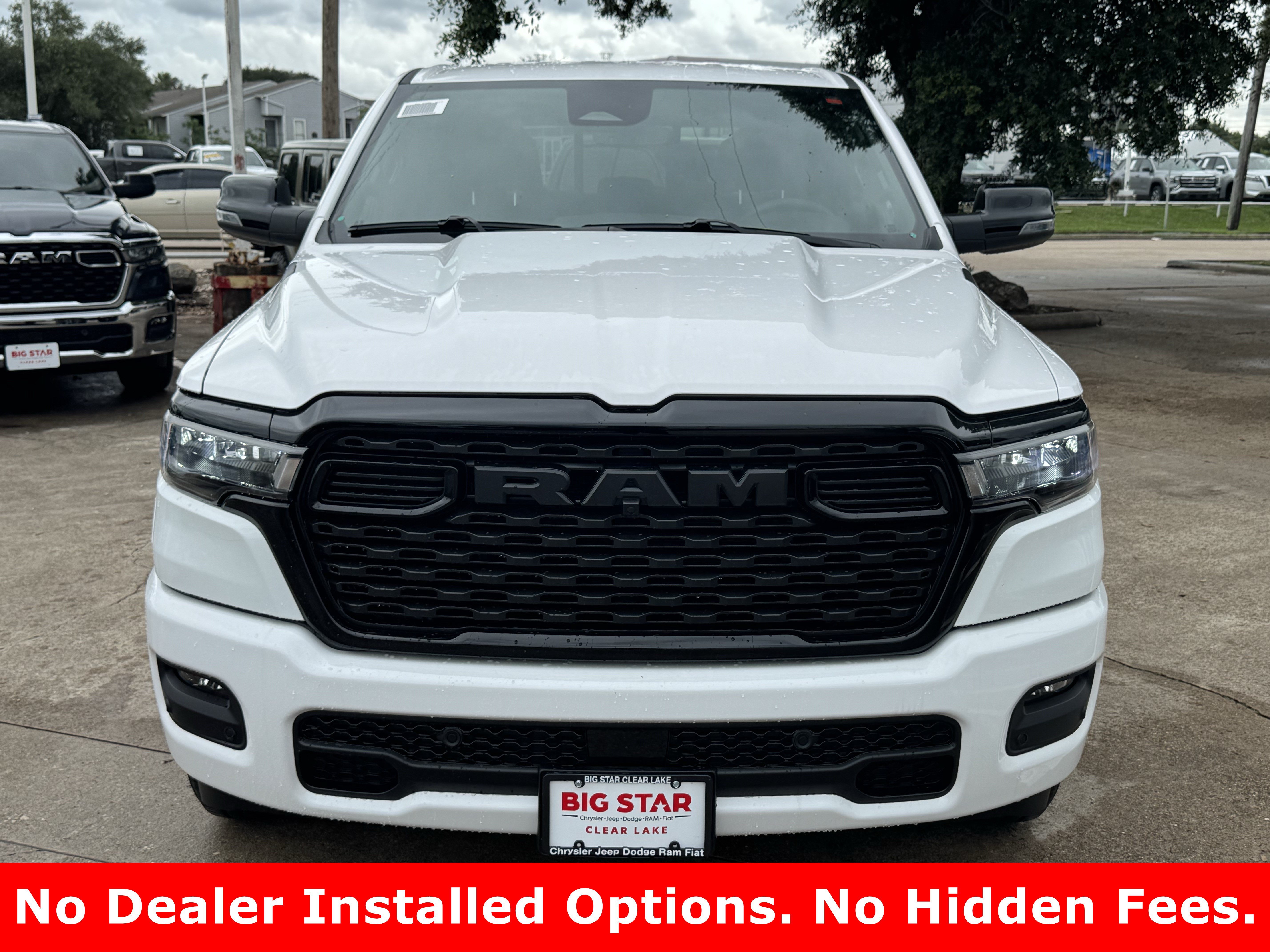 New 2026 Bright White Clearcoat RAM Lone Star image 3