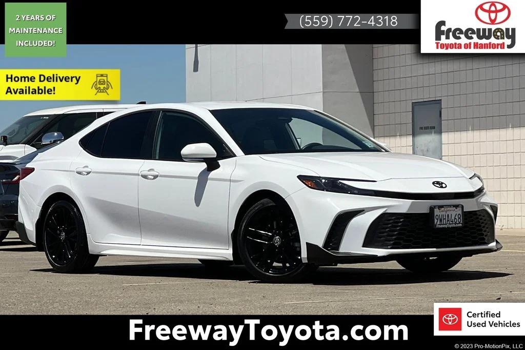 Certified Used 2026 White Toyota SE image 1