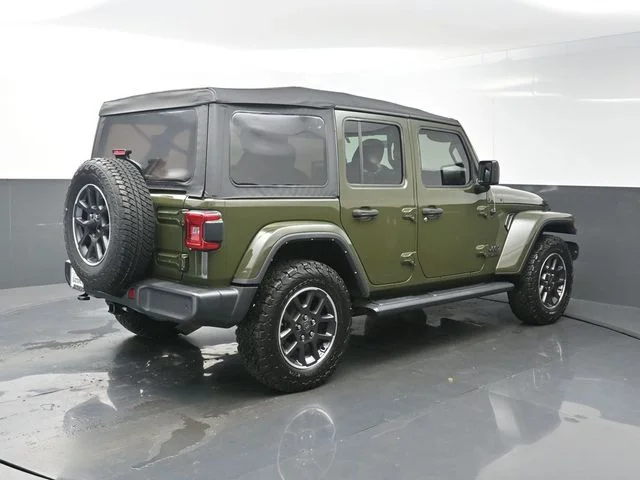 Used 2021 Green Jeep Unlimited Sport image 7