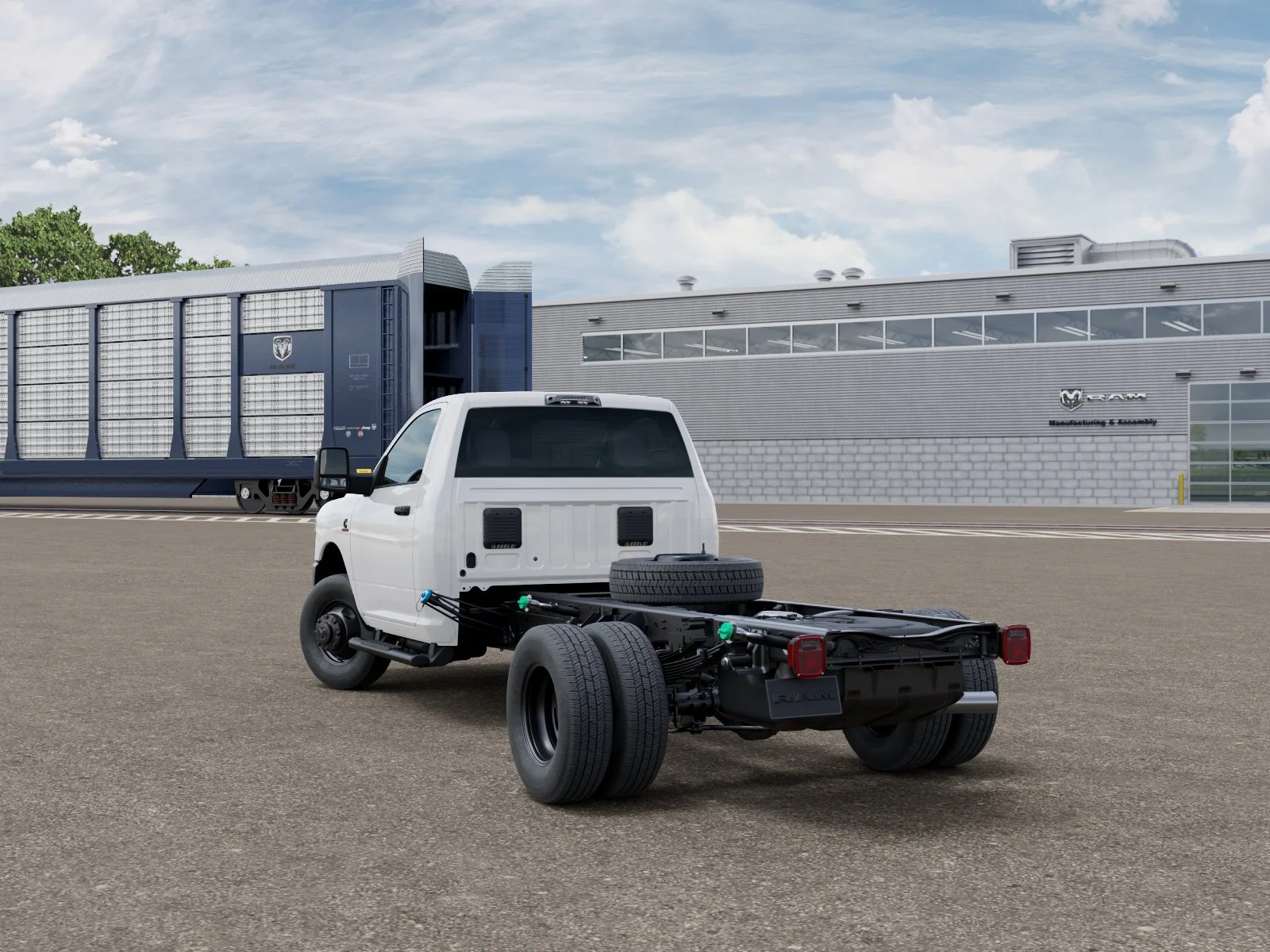 New 2027 Bright White Clear-Coat Paint RAM TRADESMAN image 3