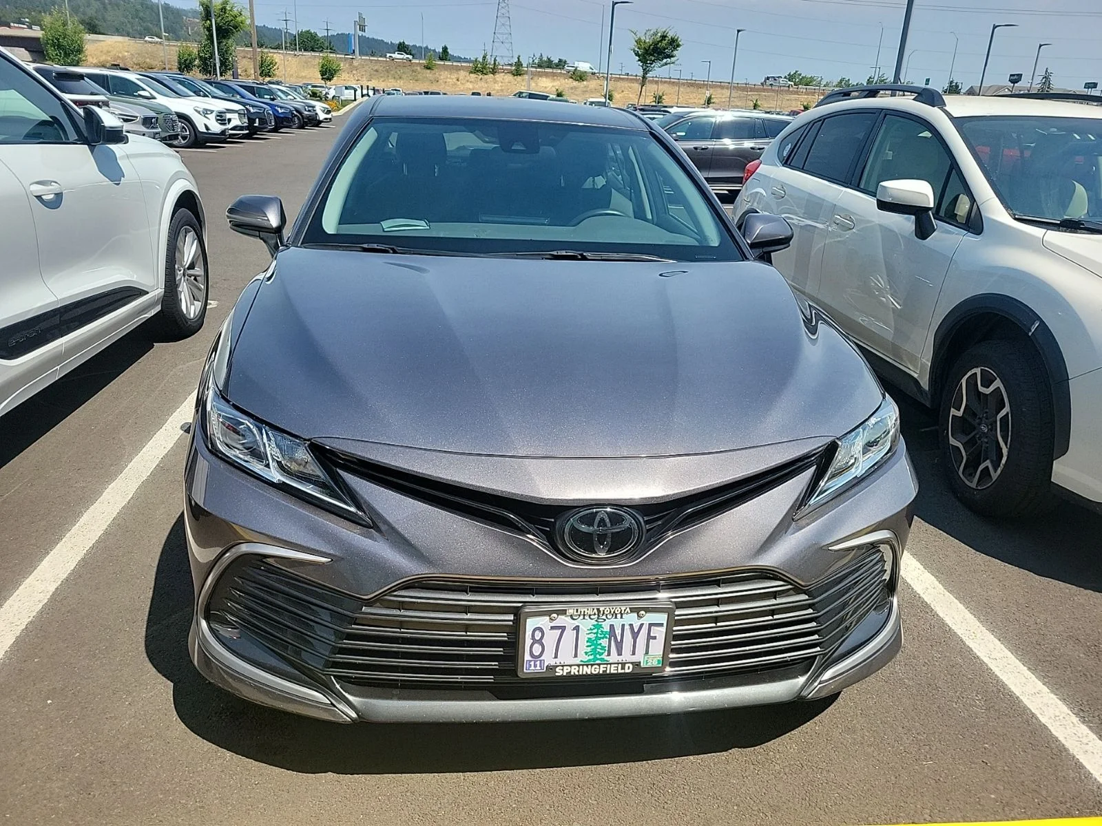Used 2023 Gray Toyota LE image 2