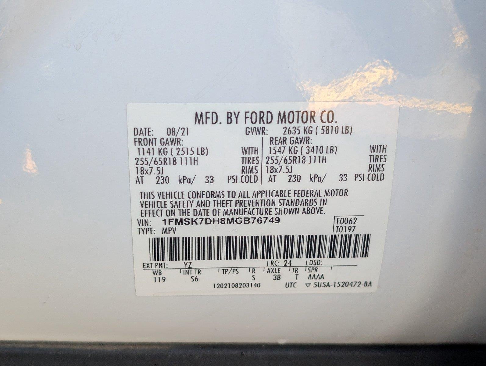 Used 2021 Oxford White Ford XLT image 15