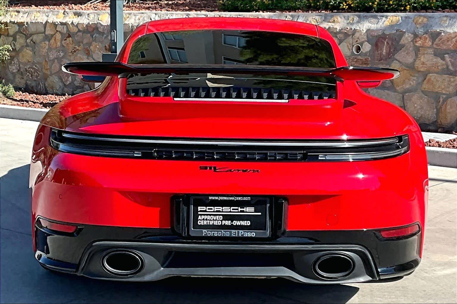 Used 2025 Guards Red Porsche Carrera image 6