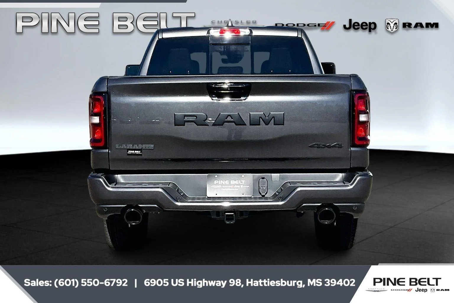 New 2026 Granite Crystal Metallic Clear-Coat Exterior Paint RAM Laramie image 4