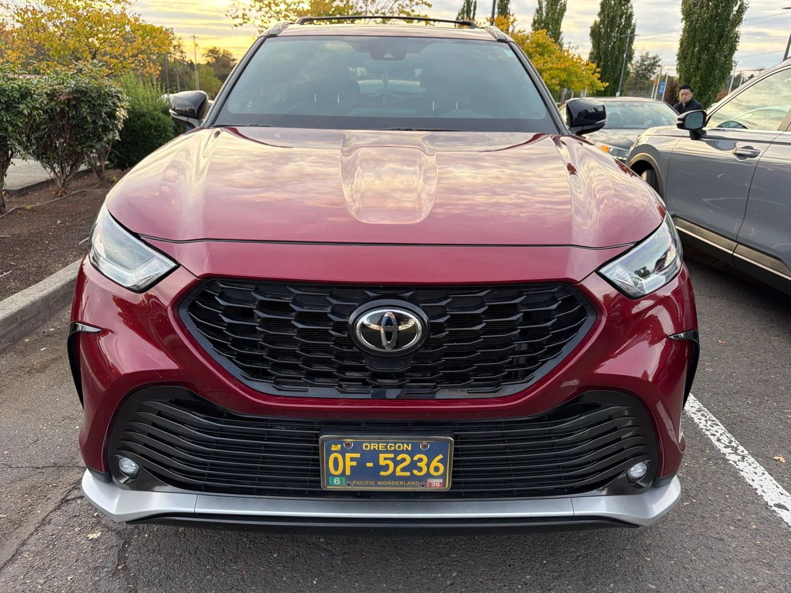 Used 2021 Ruby Flare Pearl Toyota XSE image 2