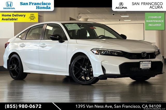 Certified Used 2025 Platinum White Pearl Honda Sport image 1