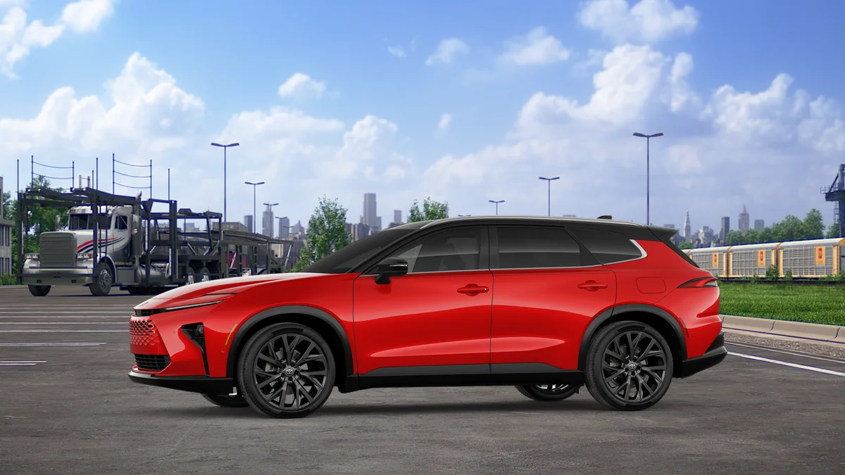 New 2026 Finish Line Red with Black roof Toyota Limited image 3