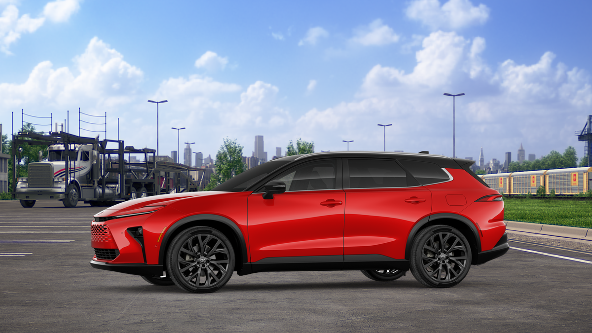 New 2026 Finish Line Red with Black roof Toyota Limited image 3