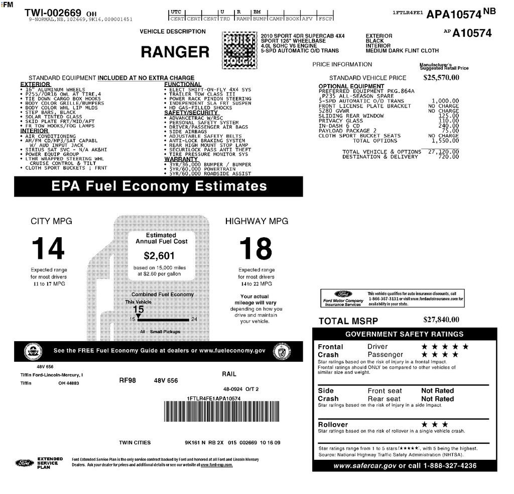 Used 2010 Black Ford XLT image 38