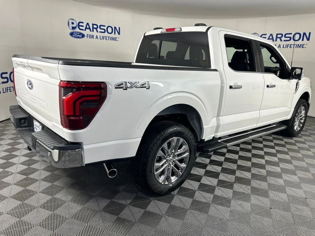 New 2026 Star White Metallic Tri-Coat Ford Lariat® image 6