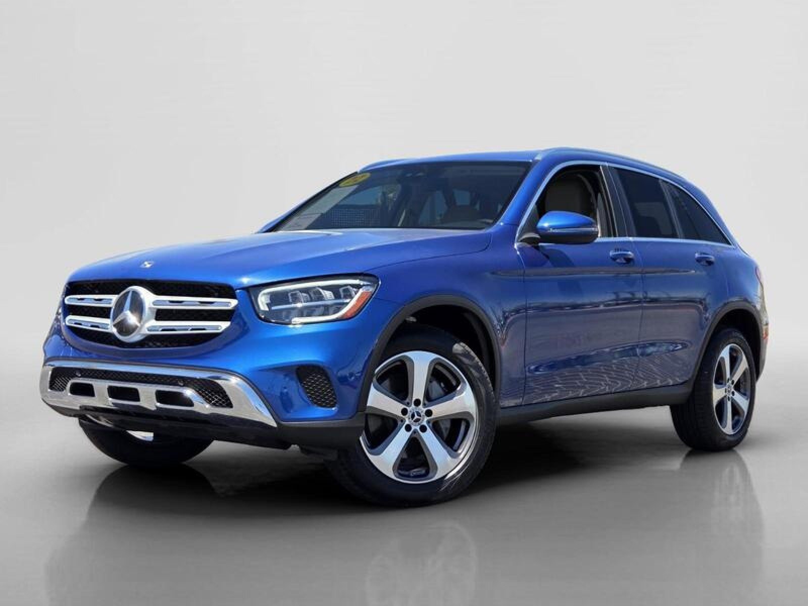Certified Used 2022 Starling Blue Metallic Mercedes-Benz GLC 300 image 1