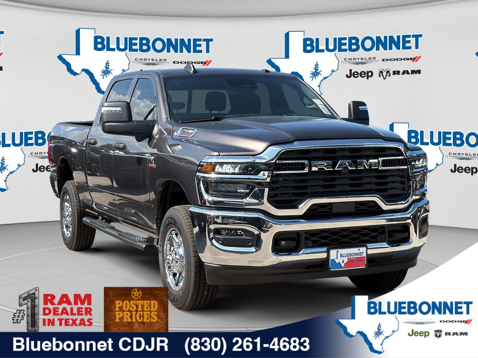 New 2026 Granite Crystal Metallic Clearcoat RAM Tradesman image 3