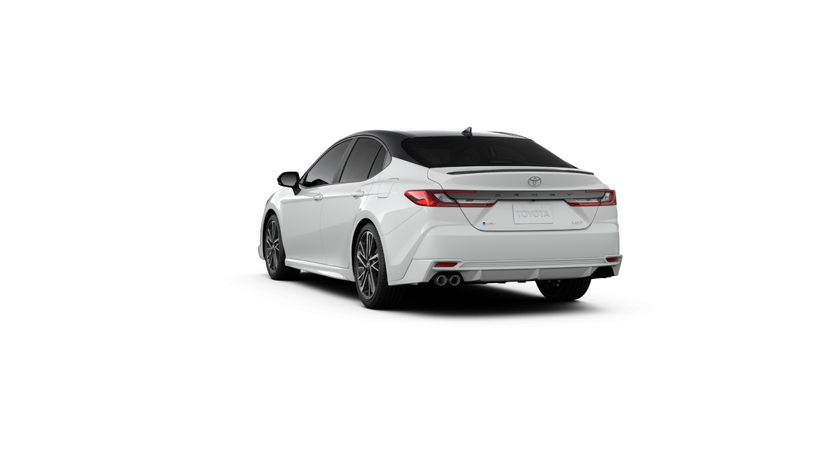 New 2027 Wind Chill Pearl with Midnight Black Metallic roof Toyota XSE image 4