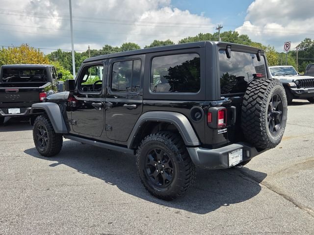 Used 2022 Black Jeep Unlimited Willys image 6