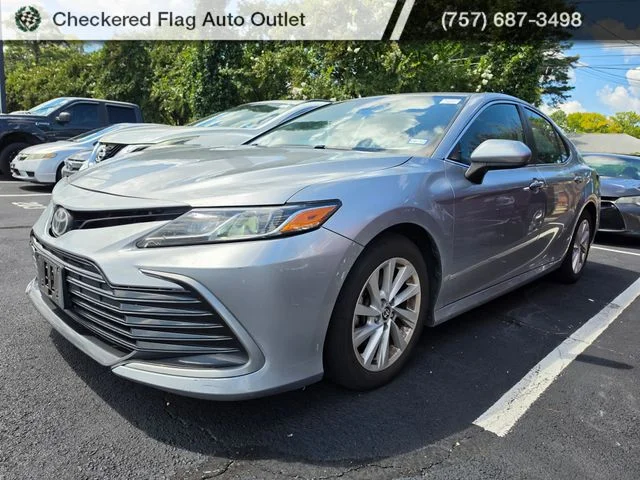 Used 2022 Celestial Silver Metallic Toyota LE image 1